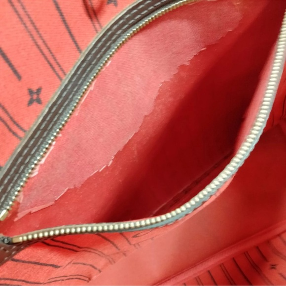 Louis Vuitton DAMIER EBENE MM NEVERFULL TOTE SHOULDER BAG - Picture 13 of 16